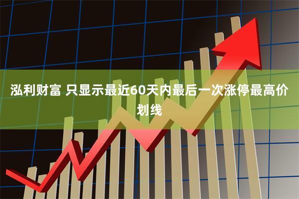 泓利财富 只显示最近60天内最后一次涨停最高价划线