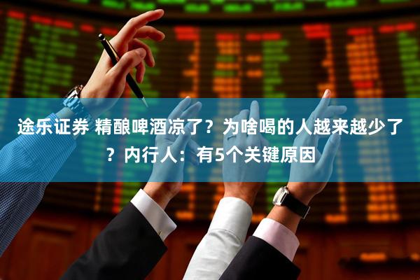 途乐证券 精酿啤酒凉了？为啥喝的人越来越少了？内行人：有5个关键原因